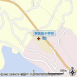 鹿児島市立東桜島小学校周辺の地図