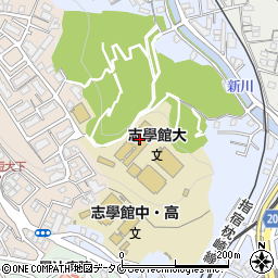 志學館大学周辺の地図
