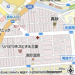 鹿児島市住宅協会アパート周辺の地図