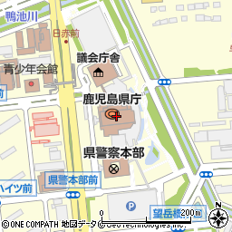 鹿児島県庁　観光・文化スポーツ部観光課周辺の地図