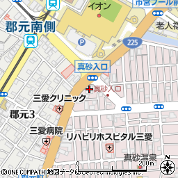 ビッグモーター鹿児島郡元店周辺の地図