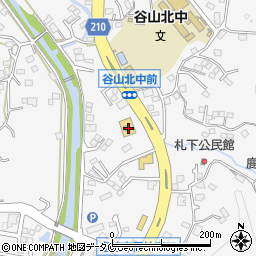 鹿児島トヨタ自動車　中山店周辺の地図