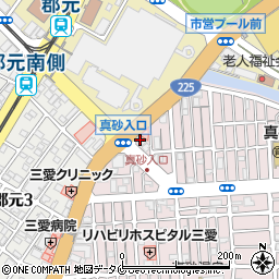 有限会社薩摩蒸氣屋　鴨池店周辺の地図