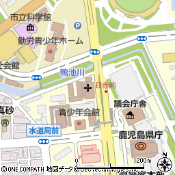 日本赤十字社血液センター周辺の地図