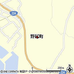 鹿児島県鹿児島市野尻町周辺の地図