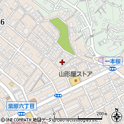 スカイパーク紫原周辺の地図