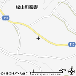 鹿児島県志布志市松山町泰野3338周辺の地図