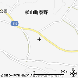 鹿児島県志布志市松山町泰野3358周辺の地図