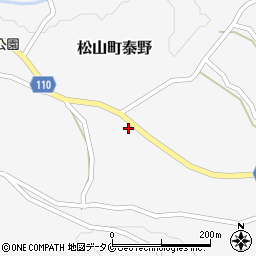 鹿児島県志布志市松山町泰野3412周辺の地図