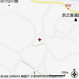 鹿児島県志布志市松山町泰野3180-2周辺の地図