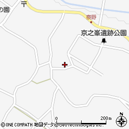 鹿児島県志布志市松山町泰野3435-1周辺の地図