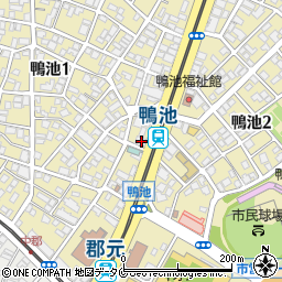 南日本銀行鴨池支店周辺の地図