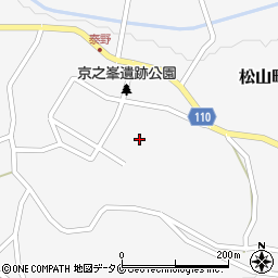 鹿児島県志布志市松山町泰野3410周辺の地図