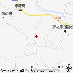 鹿児島県志布志市松山町泰野3432-1周辺の地図