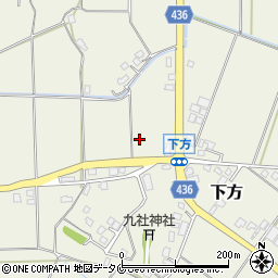 宮崎県日南市下方周辺の地図