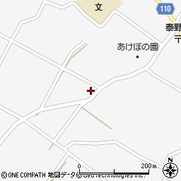 鹿児島県志布志市松山町泰野3697周辺の地図