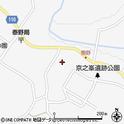 鹿児島県志布志市松山町泰野3425周辺の地図