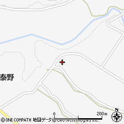 鹿児島県志布志市松山町泰野2668周辺の地図