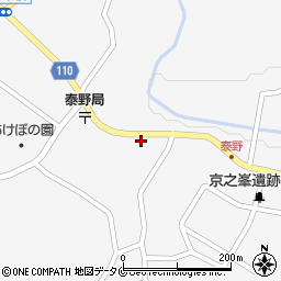 鹿児島県志布志市松山町泰野3465周辺の地図