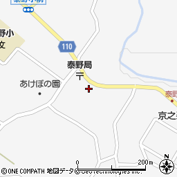 鹿児島県志布志市松山町泰野3468周辺の地図