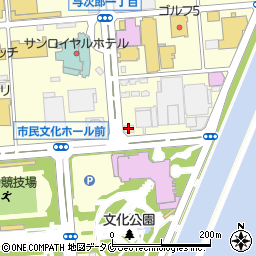 南日本銀行与次郎ヶ浜支店周辺の地図