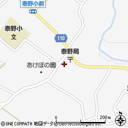 鹿児島県志布志市松山町泰野3728周辺の地図