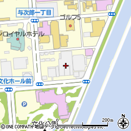 南日本新聞社　営業局編成部周辺の地図