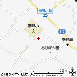 鹿児島県志布志市松山町泰野3716周辺の地図