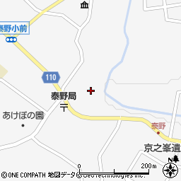 鹿児島県志布志市松山町泰野521周辺の地図