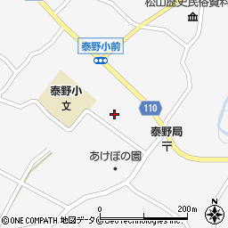 鹿児島県志布志市松山町泰野3732周辺の地図