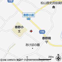 鹿児島県志布志市松山町泰野3736-1周辺の地図