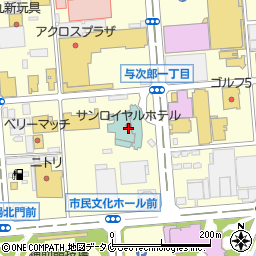 鹿児島サンロイヤルホテル経理部周辺の地図