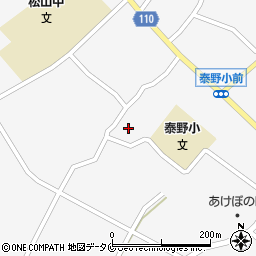 鹿児島県志布志市松山町泰野3758周辺の地図