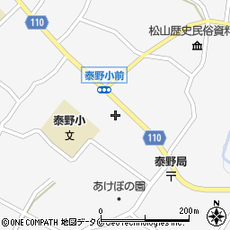 鹿児島県志布志市松山町泰野3738周辺の地図