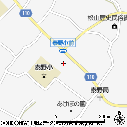 鹿児島県志布志市松山町泰野3737周辺の地図