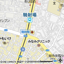 西日本シティ銀行タイヨー騎射場店 ＡＴＭ周辺の地図