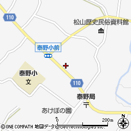 鹿児島県志布志市松山町泰野498周辺の地図