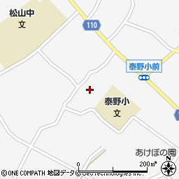 鹿児島県志布志市松山町泰野3756周辺の地図