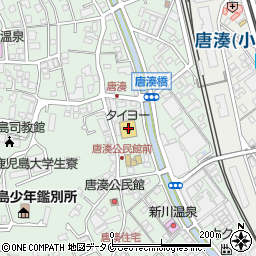タイヨー唐湊店周辺の地図