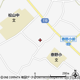 鹿児島県志布志市松山町泰野3836周辺の地図