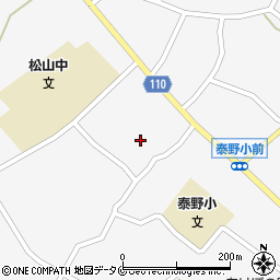 鹿児島県志布志市松山町泰野3837周辺の地図