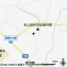 鹿児島県志布志市松山町泰野552周辺の地図