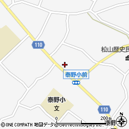 鹿児島県志布志市松山町泰野481周辺の地図