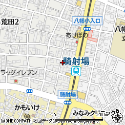 ファミリーマート荒田二丁目店周辺の地図