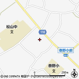 鹿児島県志布志市松山町泰野3844周辺の地図