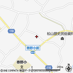 鹿児島県志布志市松山町泰野478周辺の地図