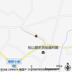 鹿児島県志布志市松山町泰野540周辺の地図