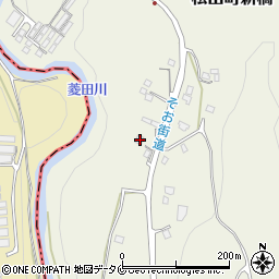鹿児島県志布志市松山町新橋7257周辺の地図