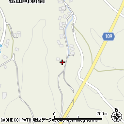 鹿児島県志布志市松山町新橋7005-1周辺の地図