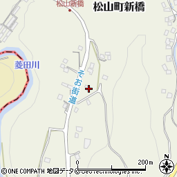 鹿児島県志布志市松山町新橋7255周辺の地図